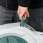 Retractable Hose Reel Wall Mounted with Lock, Light Grey