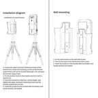 YAD-001 Infrared Thermometer + Automatic Infrared Sensor Sterilization Dispenser with Tripod Mount Holder, YAD-001