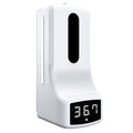 K9 Handsfree Non-contact Body Light-sensitive Distance Sensor Thermometer + 1000ml Automatic Non-contact Liquid Soap Dispenser, K9 K9