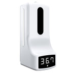 K9 Handsfree Non-contact Body Light-sensitive Distance Sensor Thermometer + 1000ml Automatic Non-contact Liquid Soap Dispenser, K9 K9