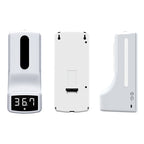 K9 Handsfree Non-contact Body Light-sensitive Distance Sensor Thermometer + 1000ml Automatic Non-contact Liquid Soap Dispenser, K9