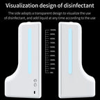 K9 Handsfree Non-contact Body Light-sensitive Distance Sensor Thermometer + 1000ml Automatic Non-contact Liquid Soap Dispenser, K9