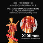 JGAURORA Magic 250W LCD Display Desktop 3D Printer with Knob Control