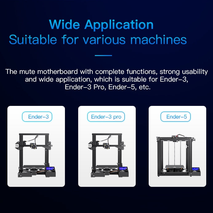 Creality Ender-3 / 3Pro Noiseless Motherboard 3D Printer Part Accessories – Durable Build, Easy to Use