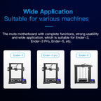 Creality Ender-3 / 3Pro Noiseless Motherboard 3D Printer Part Accessories – Durable Build, Easy to Use