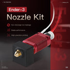 Creality 24V 40W Extruder Nozzle Hot End Kit with Temperature Thermistor & Heating Tube for Ender-3 3D Printer – Durable Build, Easy to Use