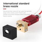 Creality 24V 40W Extruder Nozzle Hot End Kit with Temperature Thermistor & Heating Tube for Ender-3 3D Printer – Durable Build, Easy to Use