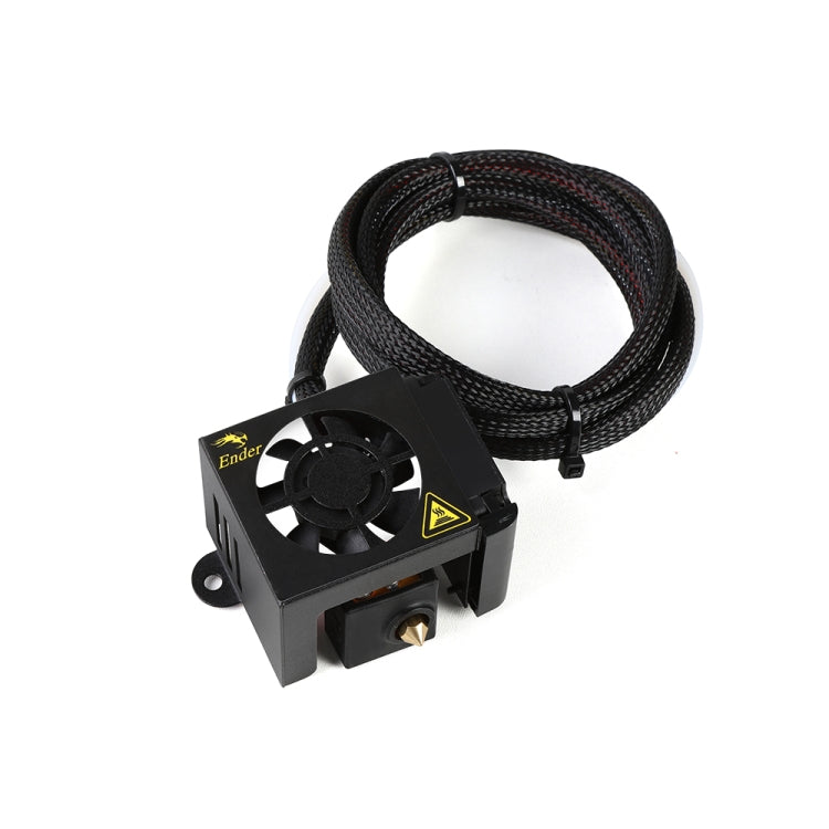 Creality 24V 40W Extruder Full Nozzle Hot End Kit with Nozzle Extruder+Cooling Fan+Shell for Ender-3 3D Printer Default Title