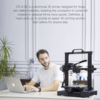 CREALITY CR-6 SE 350W Intelligent Leveling-free DIY 3D Printer, Print Size : 23.5 x 23.5 x 25cm, EU Plug, CR-6 SE