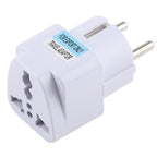 Portable Universal UK Plug to EU Plug Power Socket Travel Charger Adapter with Fuse Default Title