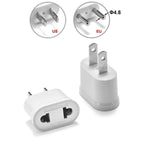 US & EU to US Plug AC Wall Universal Travel Power Socket Plug Adaptor, AC 250V