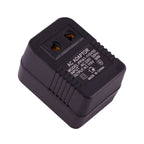 220V to 110V 50W AC Power Socket Adapter, EU/US Plug to US Plug, 220V to 110V 50W