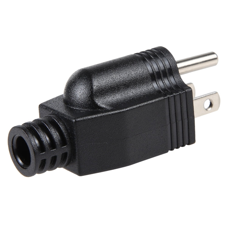 US Plug Male AC Wall Universal Travel Power Socket Plug Adapter Black