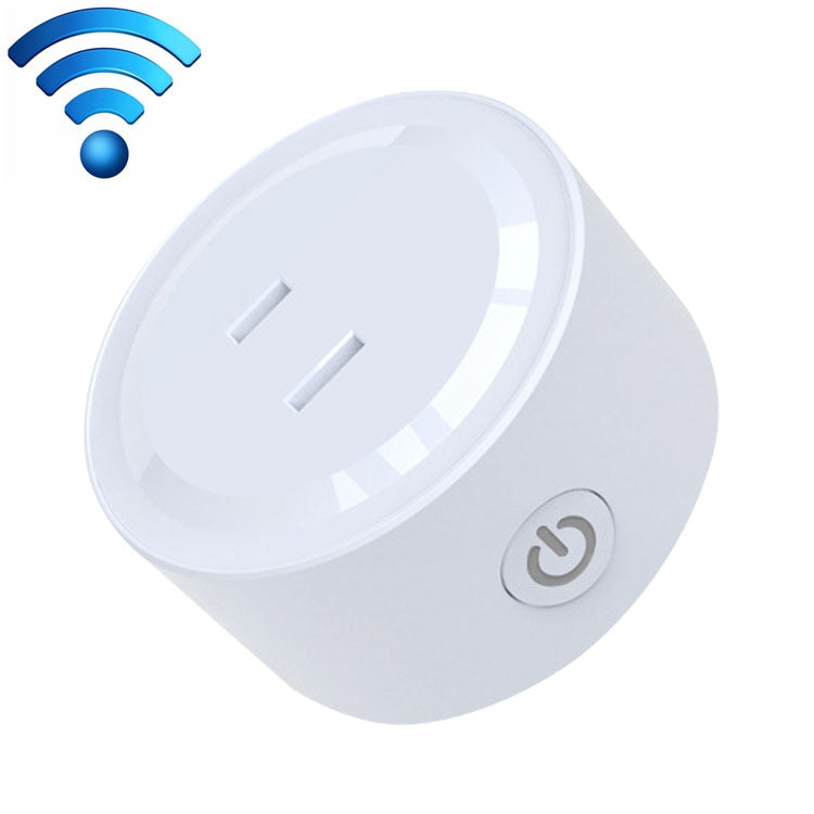 10A Round Shape WiFi Mini Plug APP Remote Control Timer Smart Socket, Support Alexa & Google Home, AC 100-240V, JP / US Plug Default Title