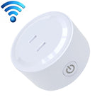 10A Round Shape WiFi Mini Plug APP Remote Control Timer Smart Socket, Support Alexa & Google Home, AC 100-240V, JP / US Plug Default Title
