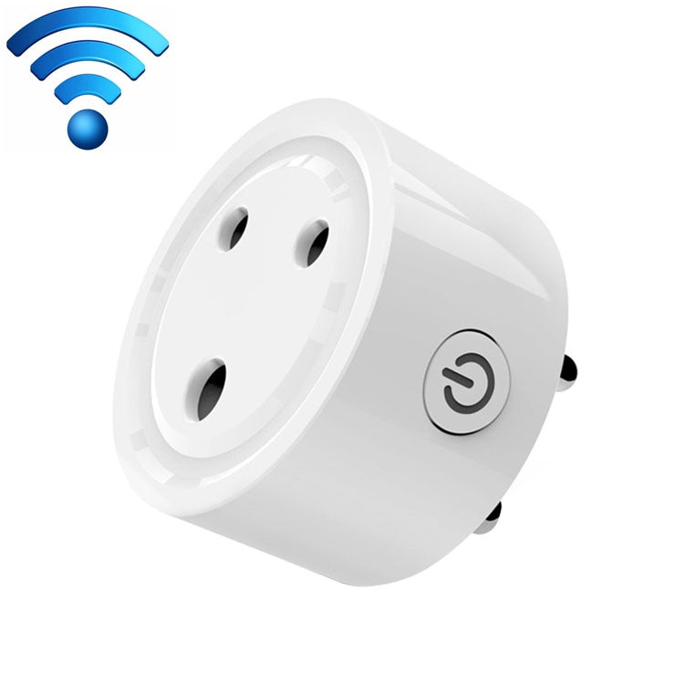 10A Mini Smart WiFi Socket Small South Africa / India Plug Remote Control Timer Switch Electrical Power Adapter with Alexa Default Title