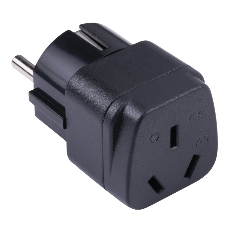 Portable Three-hole AU to UK Plug Socket Power Adapter, AU to EU, AU to UK AU to EU EPS4033EU