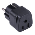 Portable Three-hole US to UK Plug Socket Power Adapter, US to EU, US to UK US to EU EPS4034EU