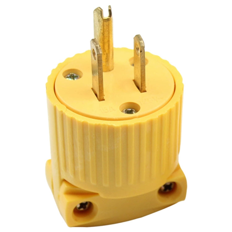 5-15P 125V Detachable Plug Adapter 15A Tripolar Power Adapter, US Plug Default Title