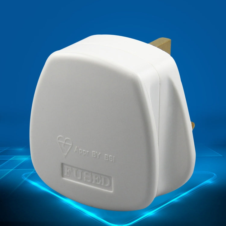 Three-pin 13A Power Wiring Plug With Fuse Tube, UK Plug – Durable Build, Easy to Use