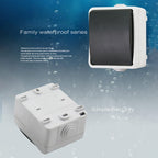 IP44 Waterproof Kitchen Bathroom Single Control Switch, EU Plug – Waterproof