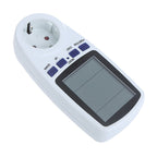 AC 230V 50Hz Max 16A LCD Display Energy Meter Watt Volt Voltage Power Analyzer Automatic Electricity Monitor Analyzer Power, EU Plug, AC 230V EU Plug – Durable Build, Easy to Use