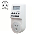 AC 240V Smart Home Plug-in LCD Display Clock Summer Time Function 12/24 Hours Changeable Timer Switch Socket, AU Plug, AC 240V AU Plug AC 240V AU Plug