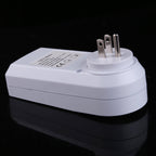 AC 120V Smart Home Plug-in Programmable LCD Display Clock Summer Time Function 12/24 Hours Changeable Timer Switch Socket, US Plug, AC 120V US Plug