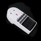 AC 230V Smart Home Plug-in LCD Display Clock Summer Time Function 12/24 Hours Changeable Timer Switch Socket, UK Plug, AC 230V UK Plug