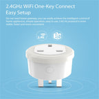 NEO NAS-WR03W WiFi UK Smart Power Plug,with Remote Control Appliance Power ON/OFF via App & Timing function, NAS-WR03W – Durable Build, Easy to Use