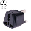 Portable Universal Socket to UK Plug Power Adapter Travel Charger with Fuse, UK Plug(with Fuse) UK Plug(with Fuse) Black