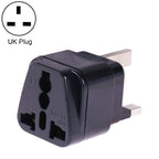 Portable Universal Socket to UK Plug Power Adapter Travel Charger with Fuse, UK Plug(with Fuse) UK Plug(with Fuse) Black