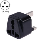 Portable Universal Socket to UK Plug Power Adapter Travel Charger, UK Plug UK Plug Black