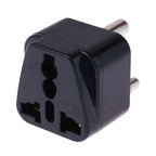 Portable Universal Socket to (Small) South Africa Plug Power Adapter Travel Charger, (Small) South Africa Plug (Small) South Africa Plug Black
