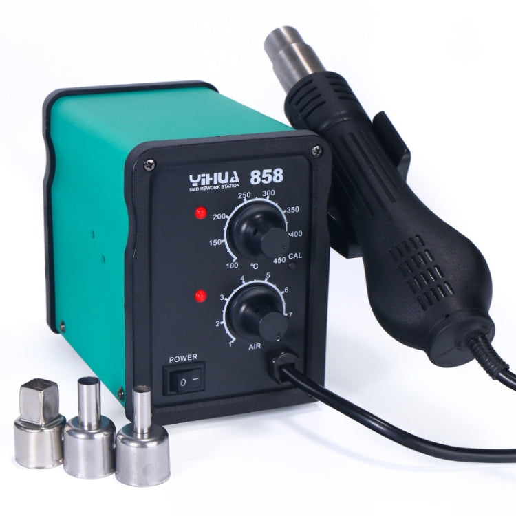 YIHUA 858 AC 220V Adjustable Temperature & Air Flow Hot Air Gun, 858 858