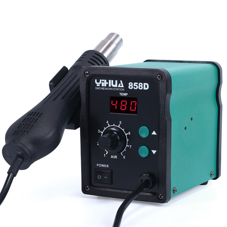 YIHUA 858D AC 220V LED Display Adjustable Temperature Hot Air Gun, 858D 858D