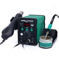 YIHUA 8786D 2 in 1 AC 220V LED Display Adjustable Temperature Hot Air Gun + Solder Station & Soldering Iron, 8786D 8786D