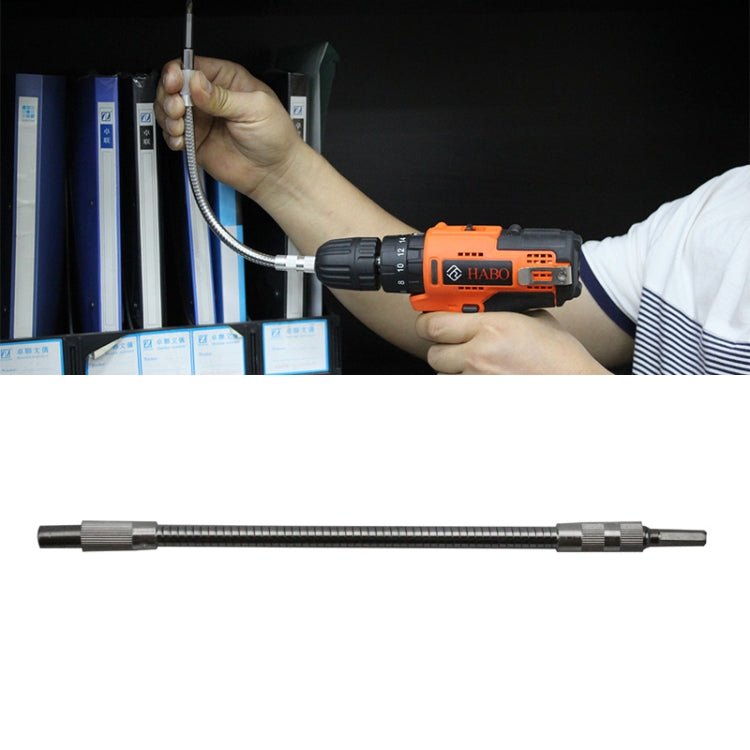 Metal Rechargeable Drill Electric Screwdriver Dedicated Flexible Shafting Torque Drill Rods, Length: 24.5cm, Length: 24.5cm Length: 24.5cm