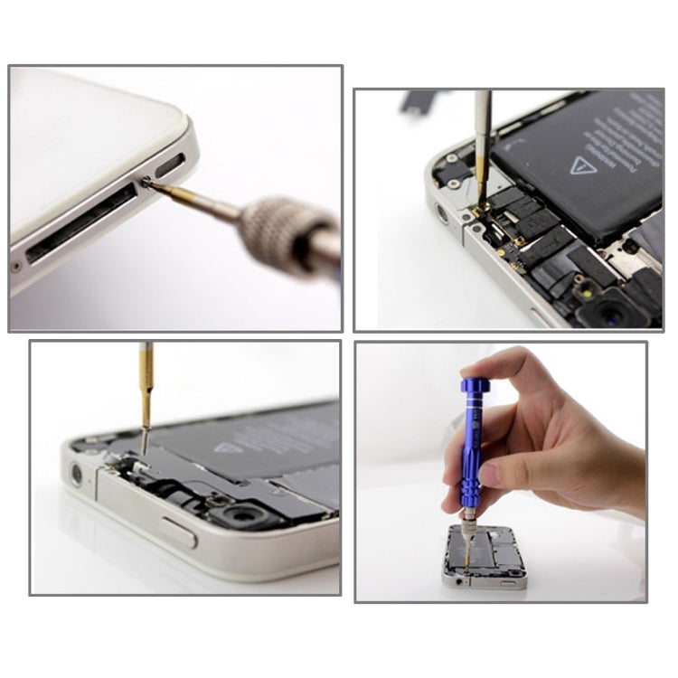 Appropriative Professional Screwdriver Repair Open Tool Kit with Leather Handbag For iPhone 7 & 7 Plus , 6666 – Leather