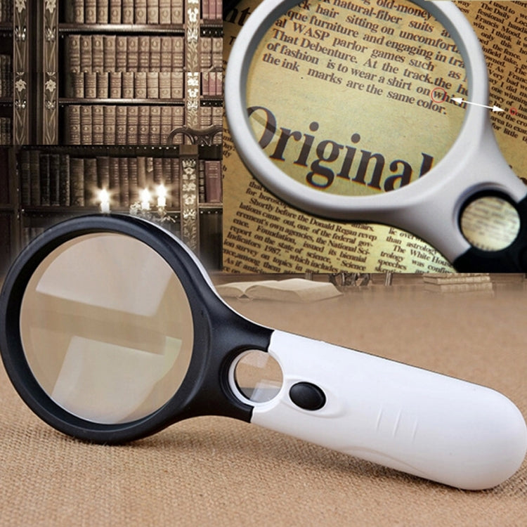 Mini Portable 3-45X Handheld (Black), 3 LED Black, 3 LED White 3 LED Black ETP1518B