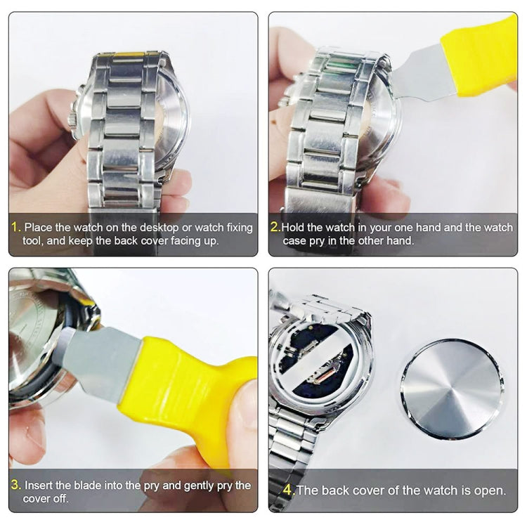 2 in 1 Repair Tool Watch Back Cover Case Opener Knife, 2 in 1 – Durable Build, Easy to Use
