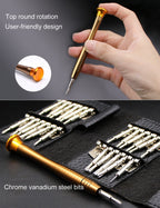 25 in 1 Screwdriver for iPhone 3/4/5/6,Galaxy, Huawei, Xiaomi, Other Smart Phones, Digital Cameras, Laptop, Watch, Glasses, 25 in 1 – Durable Build, Easy to Use