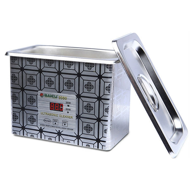 BAKU BK-3050 35W / 50W Adjustable 0.8L LCD Display Ultrasonic Cleaner, AC 220V, BK-3050 35W / 50W 0.8L 220V BK-3050 35W 50W 0.8L 220V