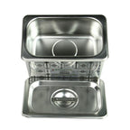 BAKU BK-3050 35W / 50W Adjustable 0.8L LCD Display Ultrasonic Cleaner, AC 220V, BK-3050 35W / 50W 0.8L 220V