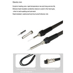 BAKU BA-942C 220V 1000W 2 in 1 Digital Display Adjustable Temperature Hot Air Gun Set, EU Plug, BA-942C