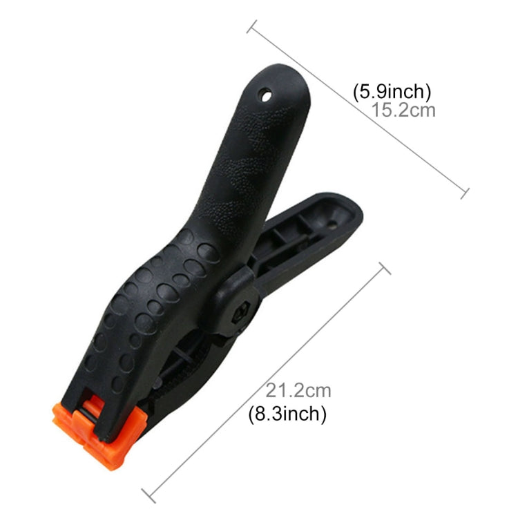 Woodworking Photo Studio Photography Backdrop Nylon Clip Support Spring Clamp, Length: 212mm, Length: 212mm – Durable Build, Easy to Use