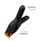 5 PCS Woodworking Photo Studio Photography Backdrop Nylon Clip Support Spring Clamp, Length: 117mm, Length: 117mm