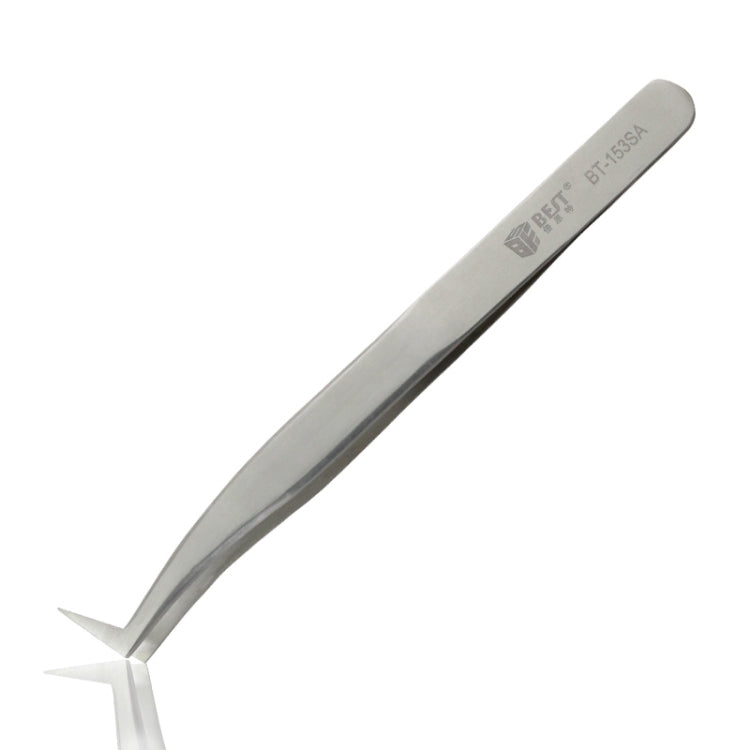BEST BST-153SA Stainless Steel Curved For Eyelash Extension Makeup Tools – Magnetic