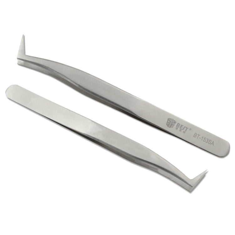 BEST BST-153SA Stainless Steel Curved For Eyelash Extension Makeup Tools – Magnetic