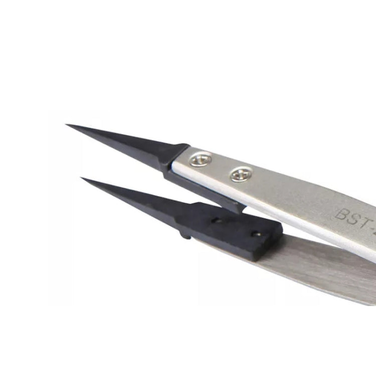 BEST BST-259A Stainless Steel Snti Static Tweezer, BST-259A – Durable Build, Easy to Use